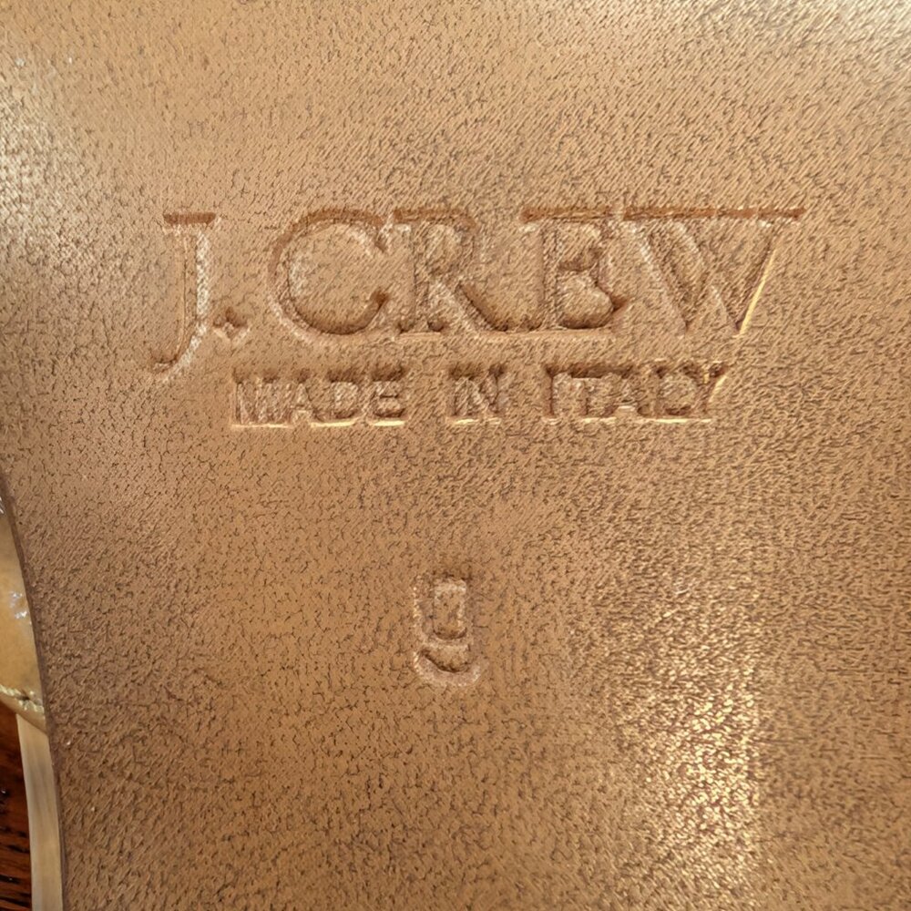 J. Crew Valentina D'Orsay Heels | Size 9 | Patent Leather | Made in Italy - Picture 9 of 10